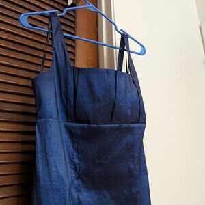 CALVIN KLEIN Cocktail Dress Satin Blurple 12